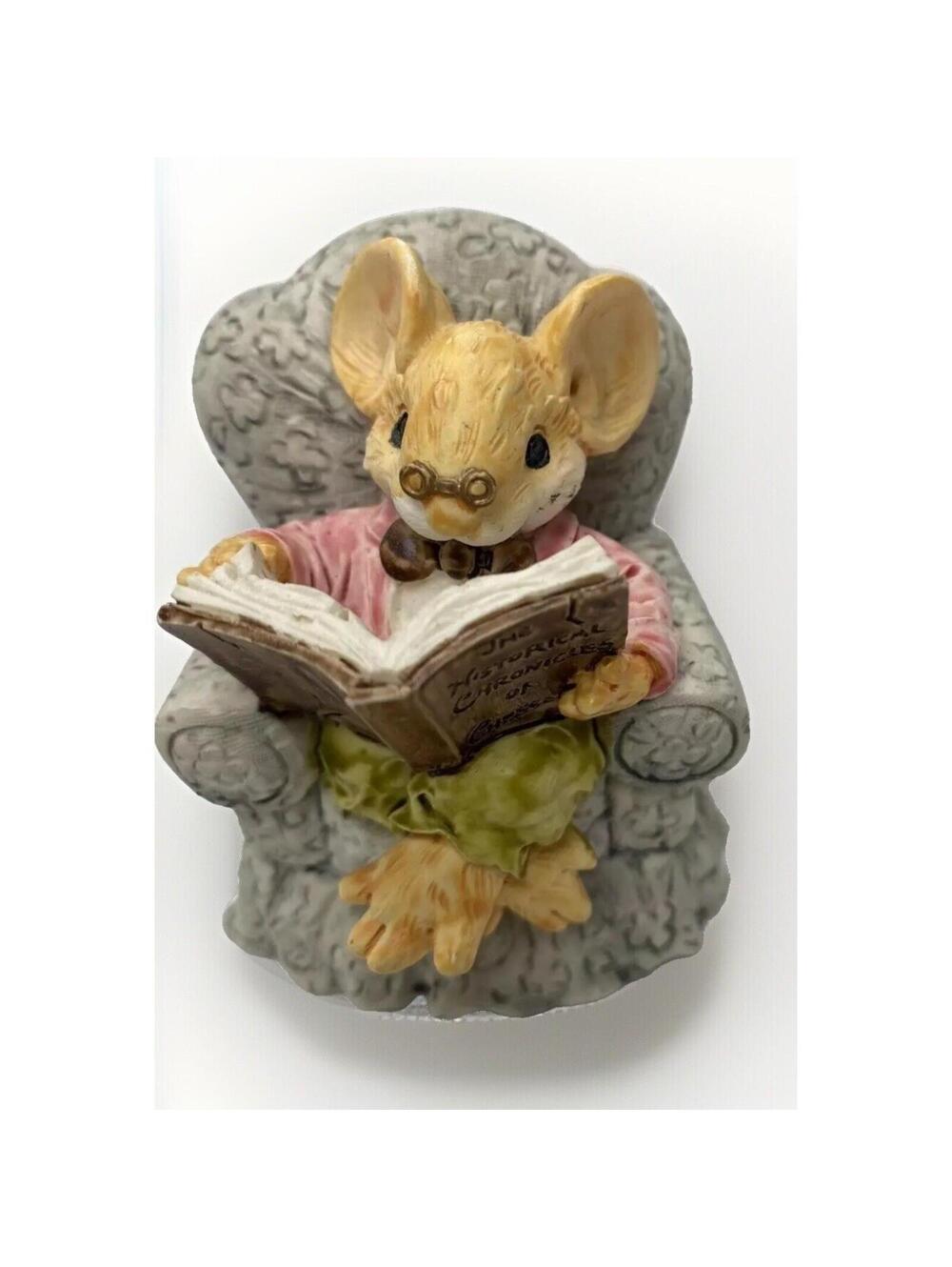 Ganz 1992 Little Cheesers Limited Edition The Story Teller #05234 Frowzy Mouse